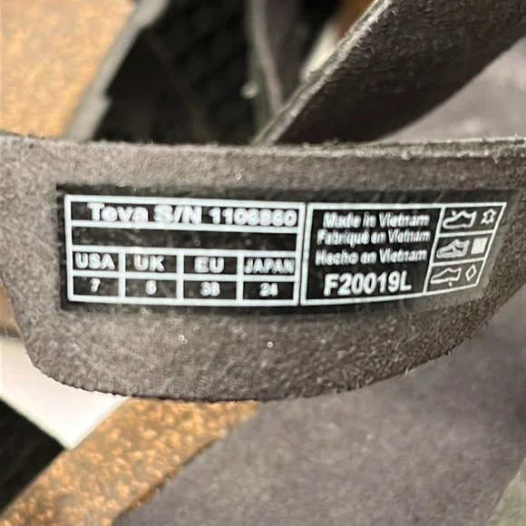 Teva Ysidro Extension Sandal Black Women’s Size US 7 - Picture 12 of 15